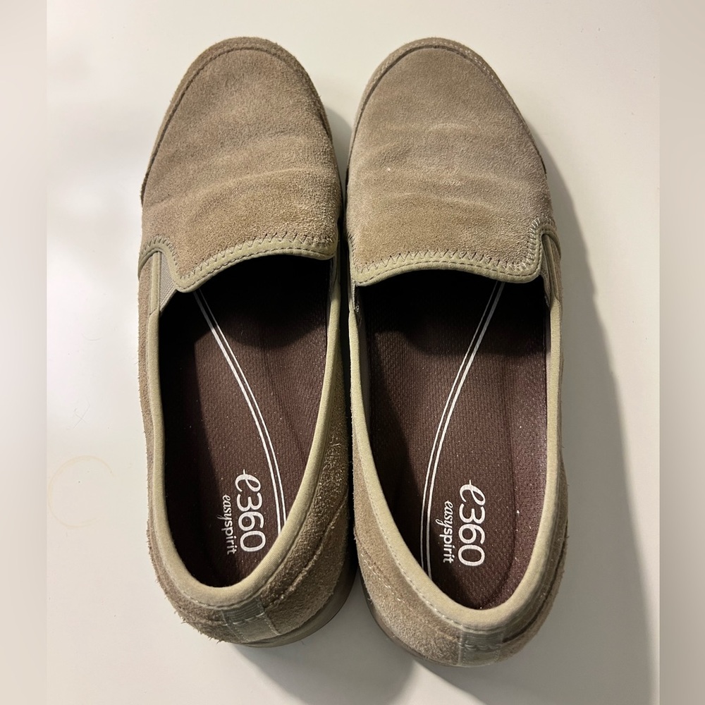 Easyspirit e360 tan suede slip on shoes size 9 - Picture 4 of 9